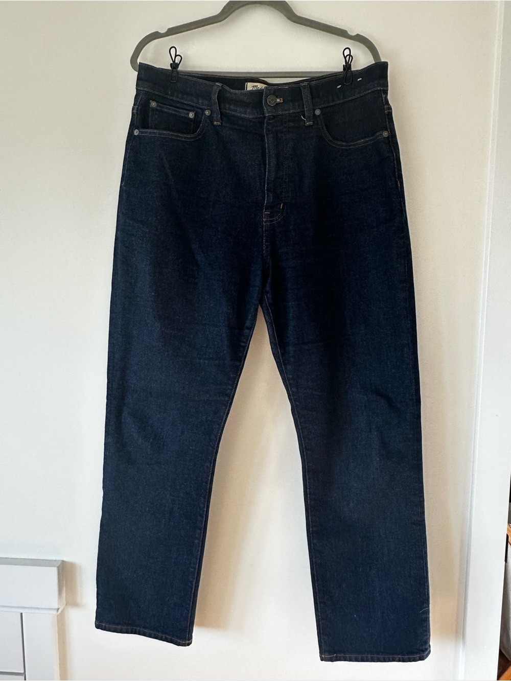 Madewell Straight-Leg Jeans in Dark Indigo